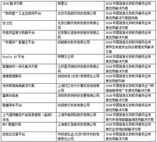 2018第二屆中國(guó)信息化和軟件服務(wù)業(yè)年度風(fēng)云榜盛大揭榜 軟件和信息技術(shù)服務(wù)業(yè)